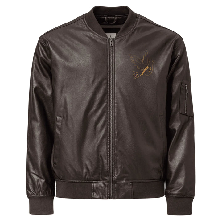Chaqueta personalizada con inicial de paloma bordada