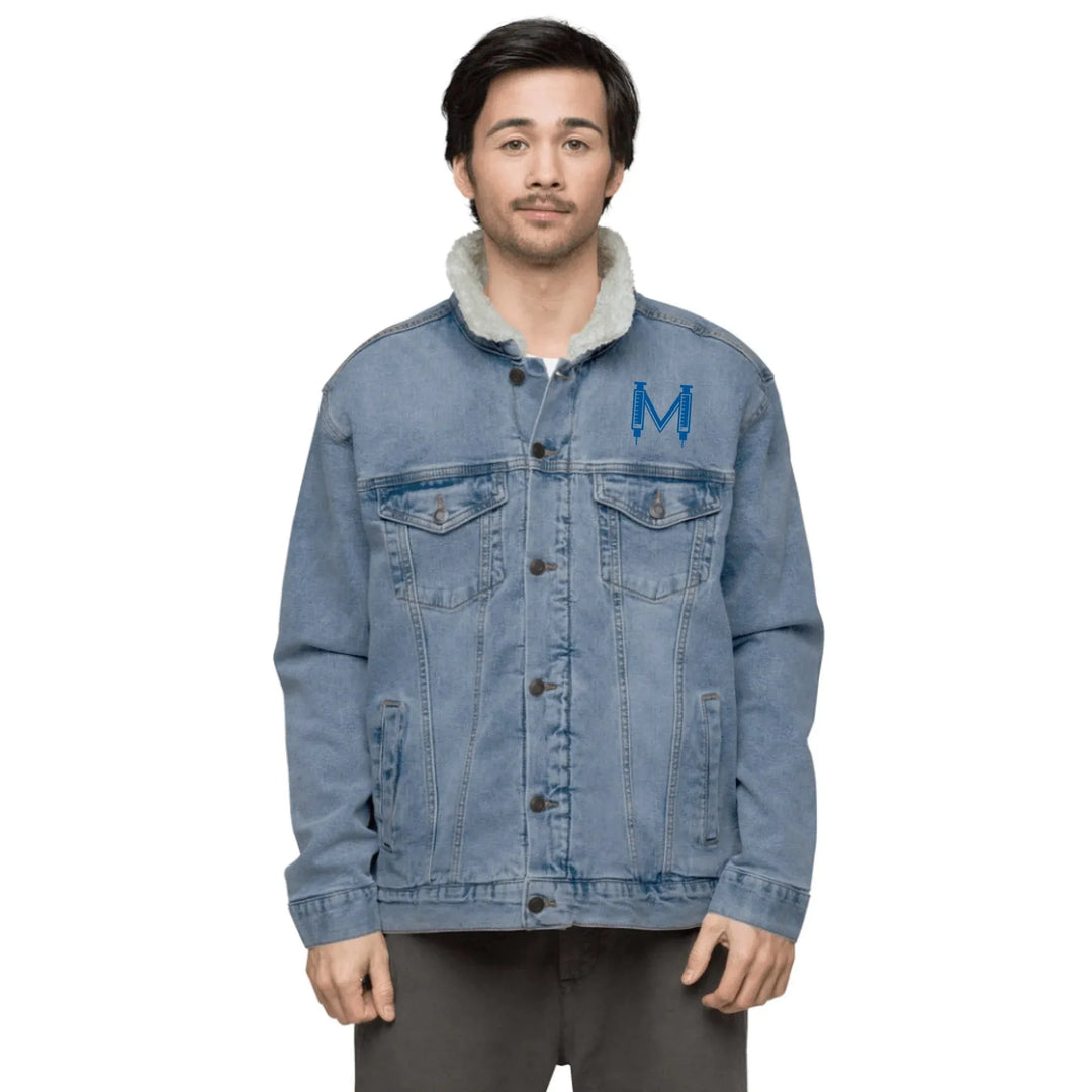 Individuell bestickte Jacke mit medizinischen Initialen