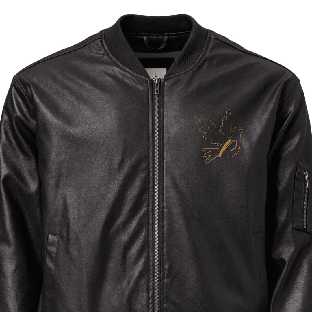 Chaqueta personalizada con inicial de paloma bordada