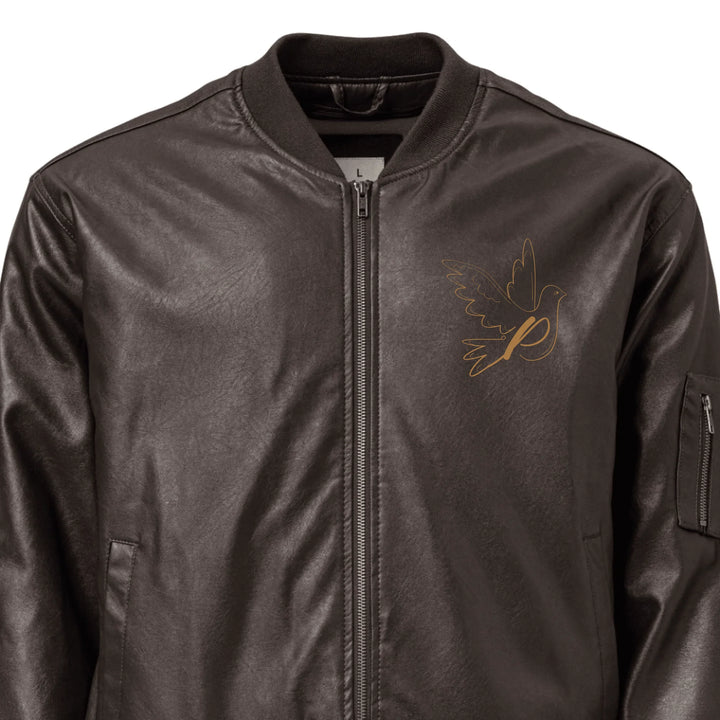 Chaqueta personalizada con inicial de paloma bordada