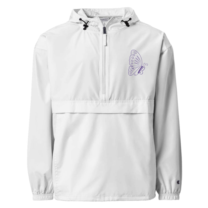 Custom Embroidered Butterfly Initial Jacket - ART-JKT283