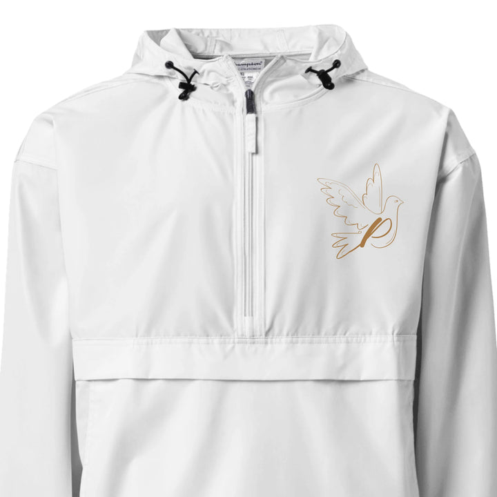 Chaqueta personalizada con inicial de paloma bordada