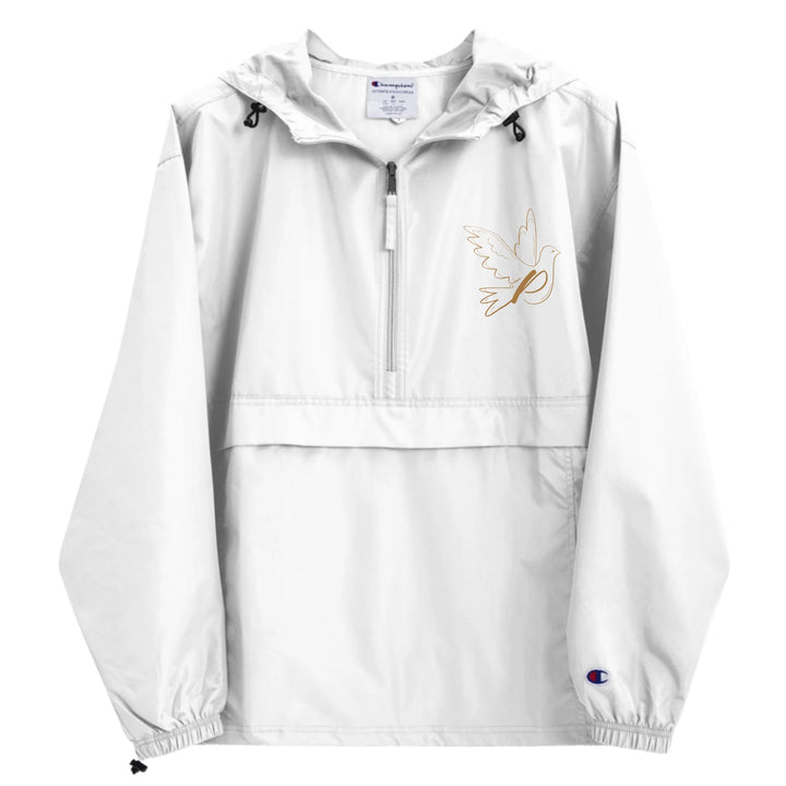 Chaqueta personalizada con inicial de paloma bordada
