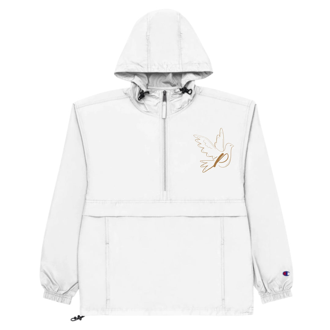 Chaqueta personalizada con inicial de paloma bordada