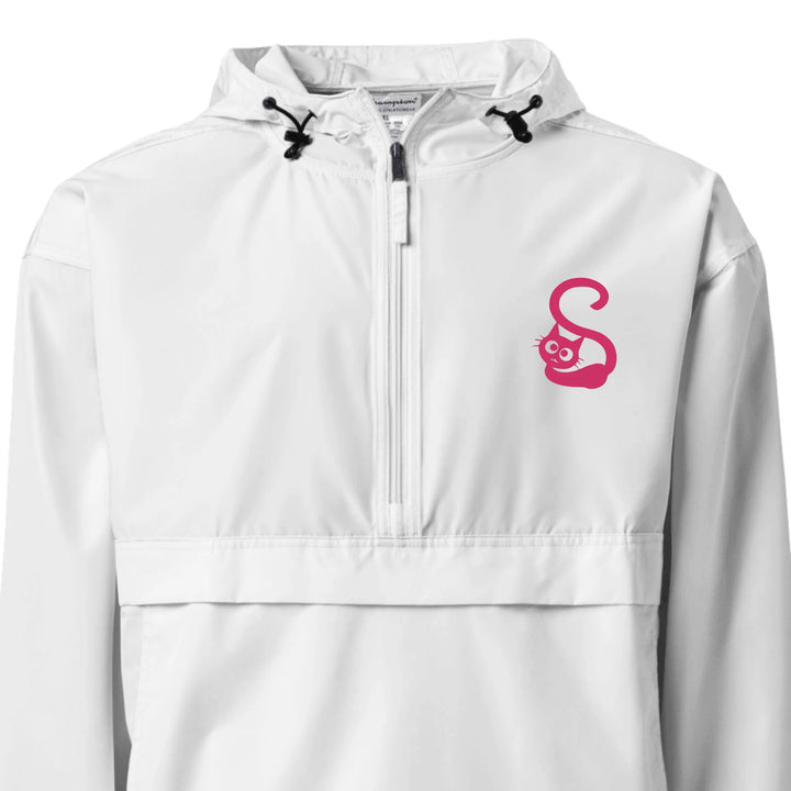 Chaqueta personalizada con inicial de gato bordada