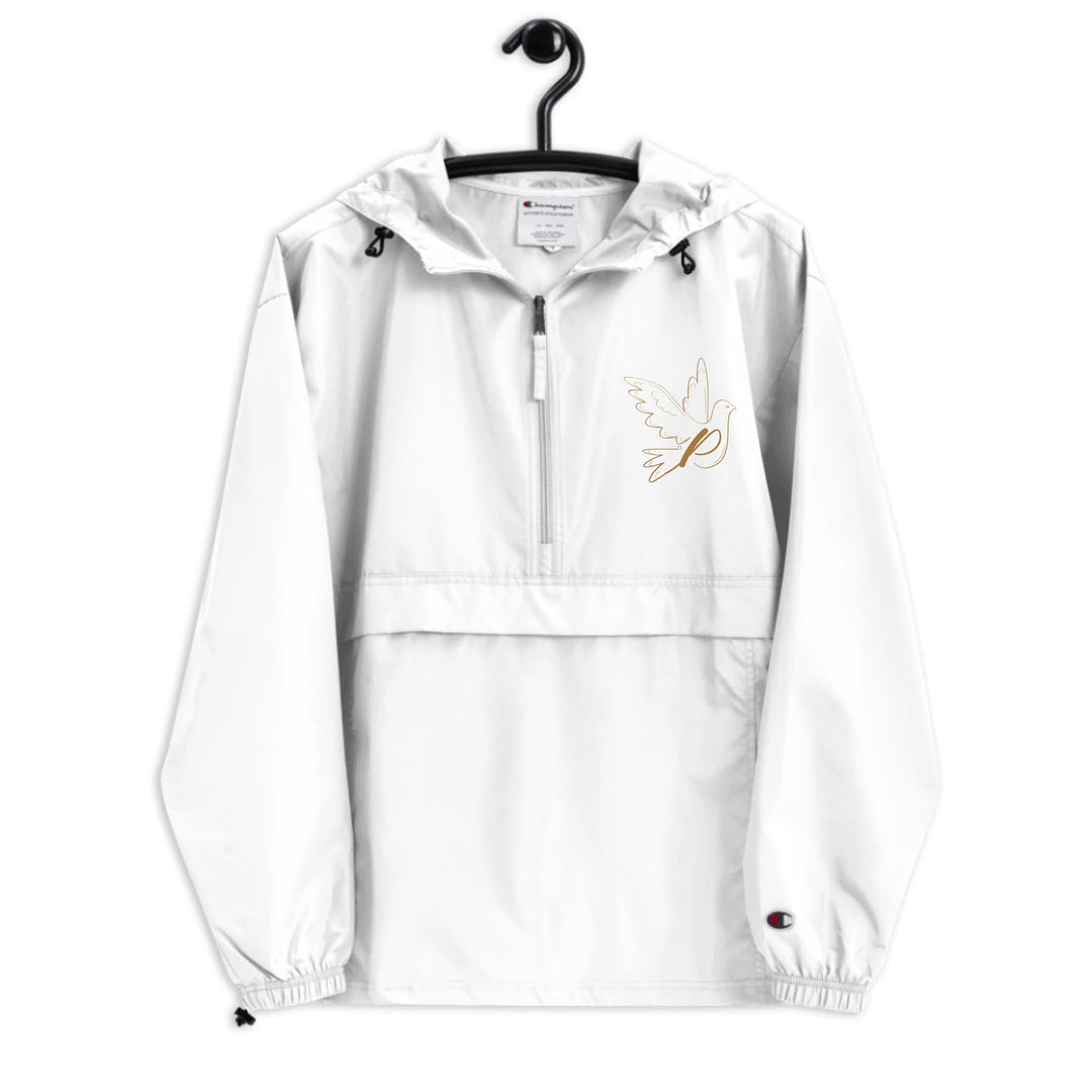 Chaqueta personalizada con inicial de paloma bordada