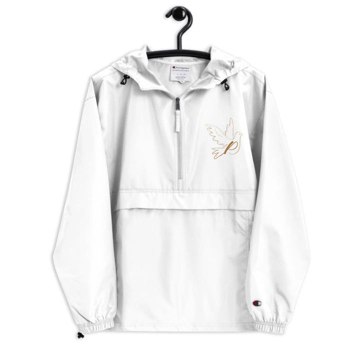 Chaqueta personalizada con inicial de paloma bordada