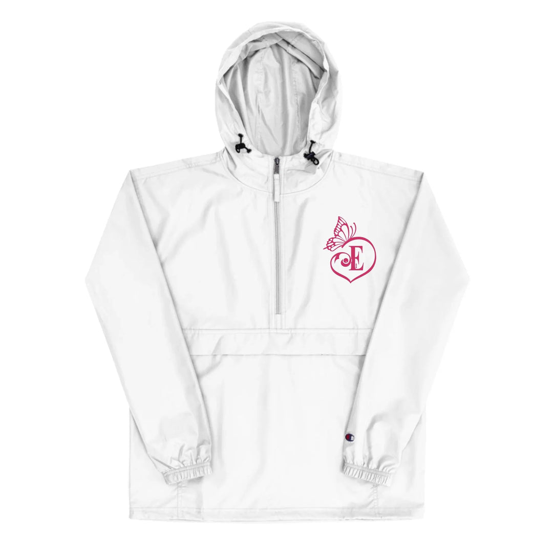 Custom Embroidered Butterfly Love Initial Jacket - ART-JKT264