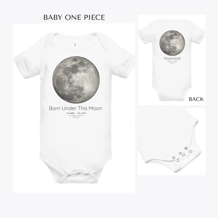 Silver-Moon-Phase-custom-baby-onesie-artfulane