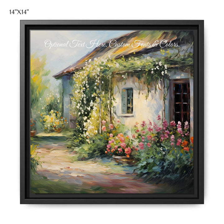 14x14 framed canvas