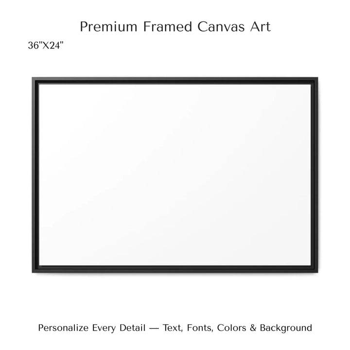 Custom star map print with crimson cliff landscape and night sky, personalized with names, date, and constellation details - 36x24 framed canvas-ARTFULANE