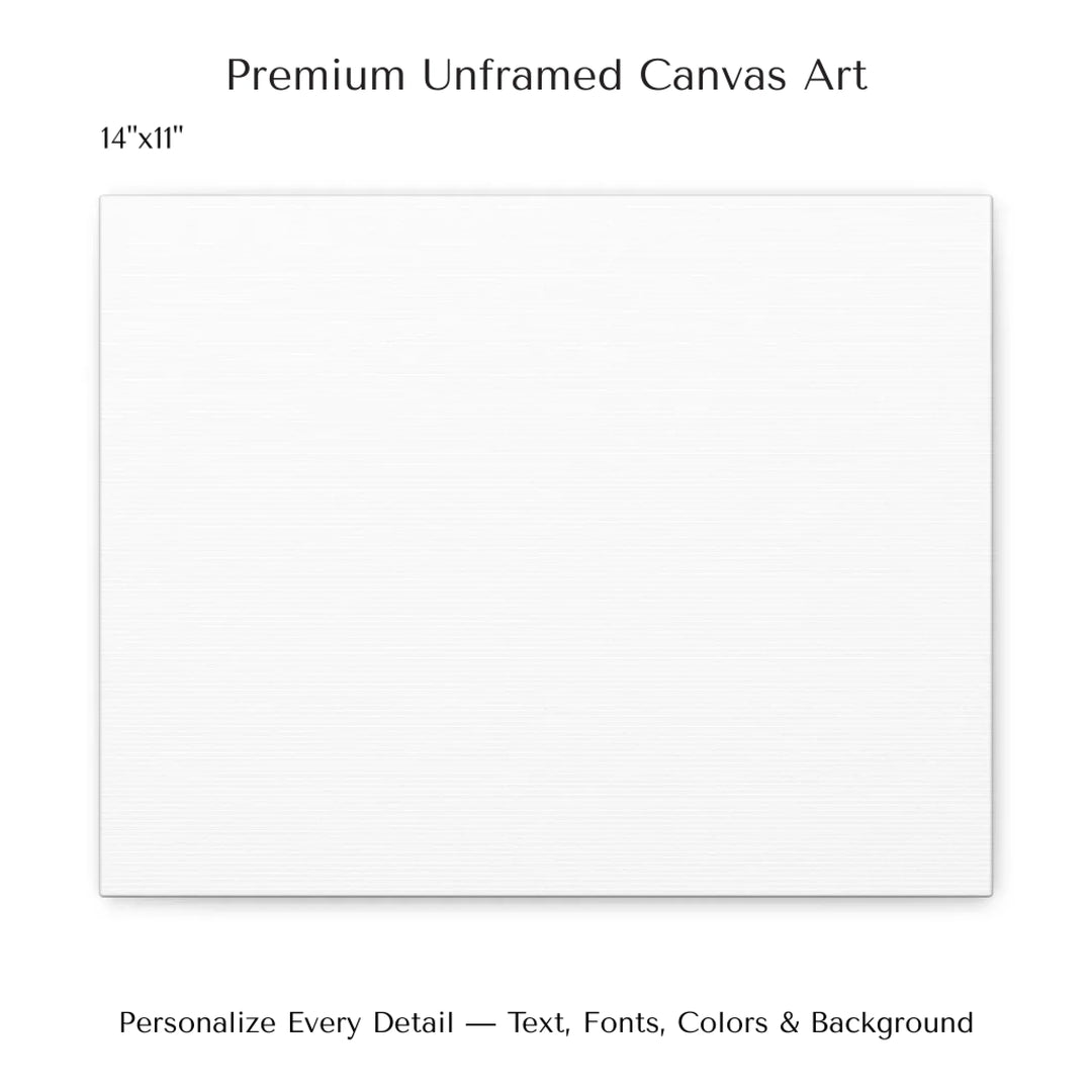 Framed personalized star map art over a scenic mountain landscape, custom title, names, date, and tagline -14x11 stretched canvas-ARTFULANE