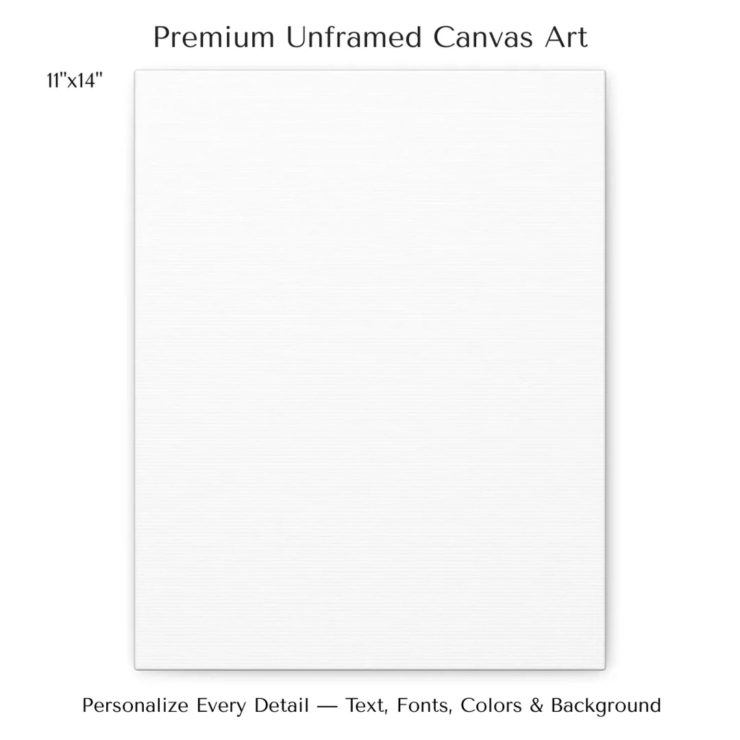 Framed personalized star map art over a scenic mountain landscape, custom title, names, date, and tagline -11x14 stretched canvas-ARTFULANE