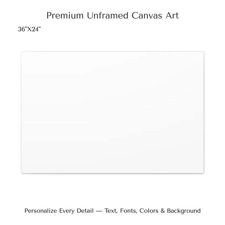 Personalized star map wall art with customizable background, title, names, date, location, and coordinates - 36x24 stretched canvas-ARTFULANE