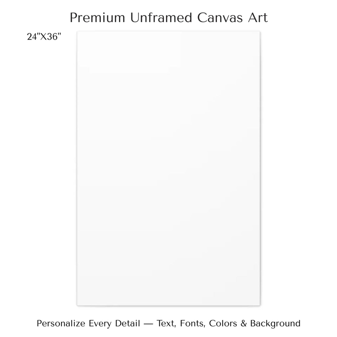 Framed personalized star map art over a scenic mountain landscape, custom title, names, date, and tagline -24x36 stretched canvas-ARTFULANE