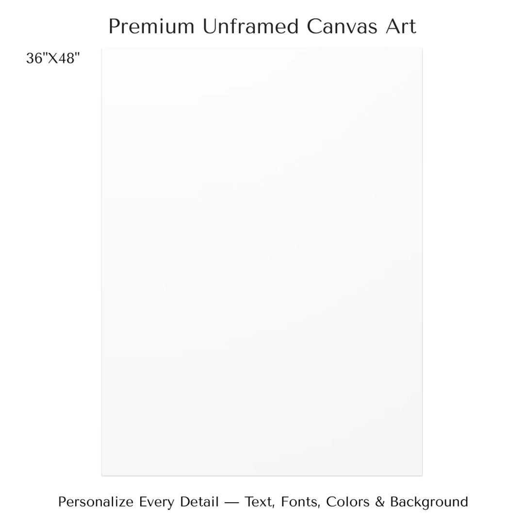 Custom Green Landscape Star Map Wall Art -36x48 stretched canvas-ARTFULANE