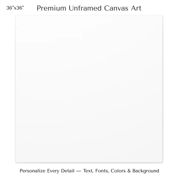 Custom Green Landscape Star Map Wall Art -36x36 stretched canvas-ARTFULANE