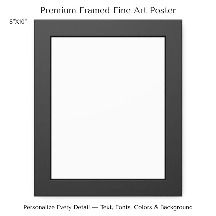 Custom star map wall art featuring a black city skyline, personalized with names, date, and constellation star chart - 8x10 framed poster-ARTFULANE