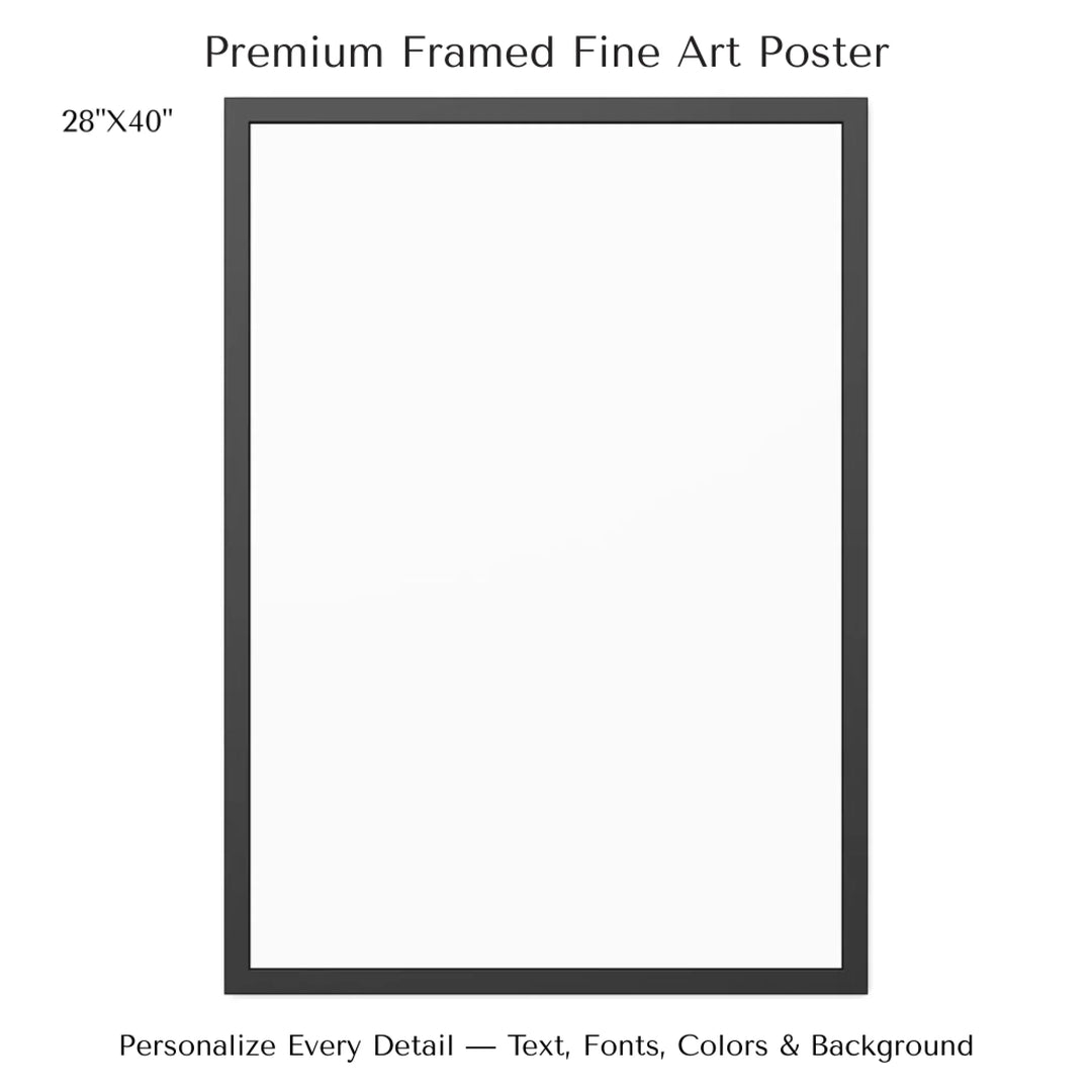 Custom Purple Landscape Star Map Wall Art -28x40 framed poster-ARTFULANE