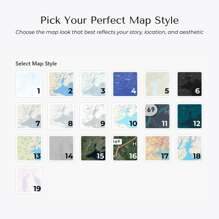 Custom Mountain Range Location Maps Wall Art -Choose Your Map Style-ARTFULANE