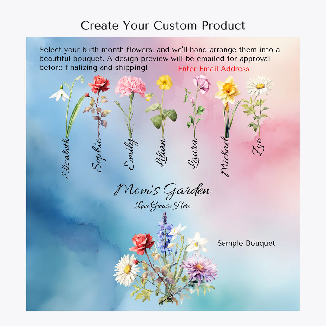 Create-Your-Custom-Watercolor-Birth-Month-Flower-Bouquet-pillow-artfulane