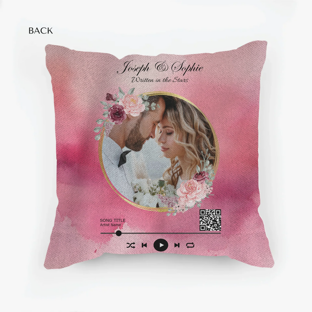 woven pillow back