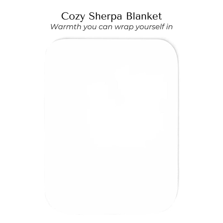 Custom Song QR Code & Star Map -Cozy Sherpa Blanket-ARTFULANE