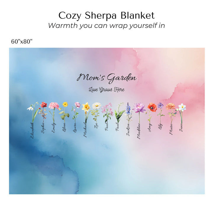 Create-Your-Custom-Watercolor-Birth-Month-Flower-Sherpa-Blanket-artfulane