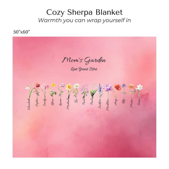 Create-Your-Custom-Watercolor-Birth-Month-Flower-Sherpa-Blanket-artfulane