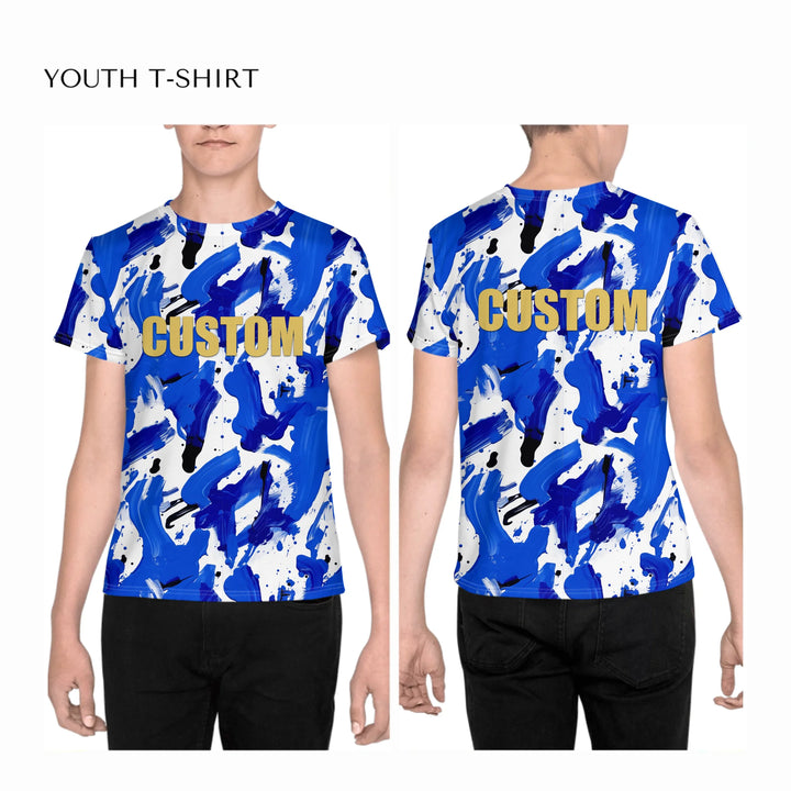 all-over-print-unisex-youth-crew-neck-t-shirt-on-boy-front-and-back-artfulane