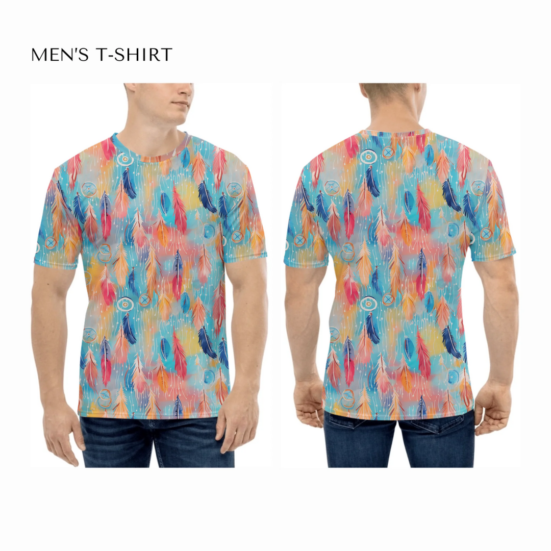 all-over-print-mens-crew-neck-t-shirt-on-model-front-and-back-artfulane