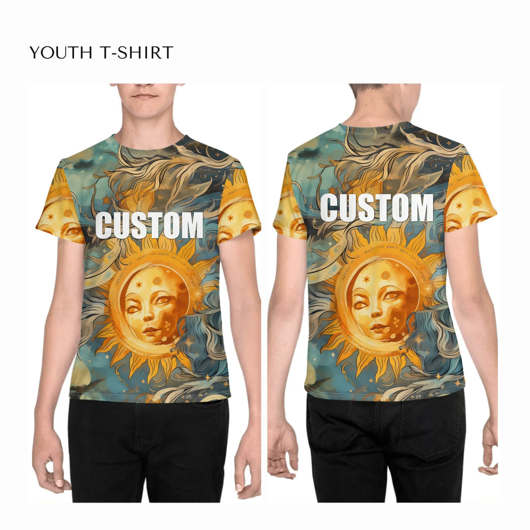 all-over-print-unisex-youth-crew-neck-t-shirt-on-boy-front-and-back-artfulane