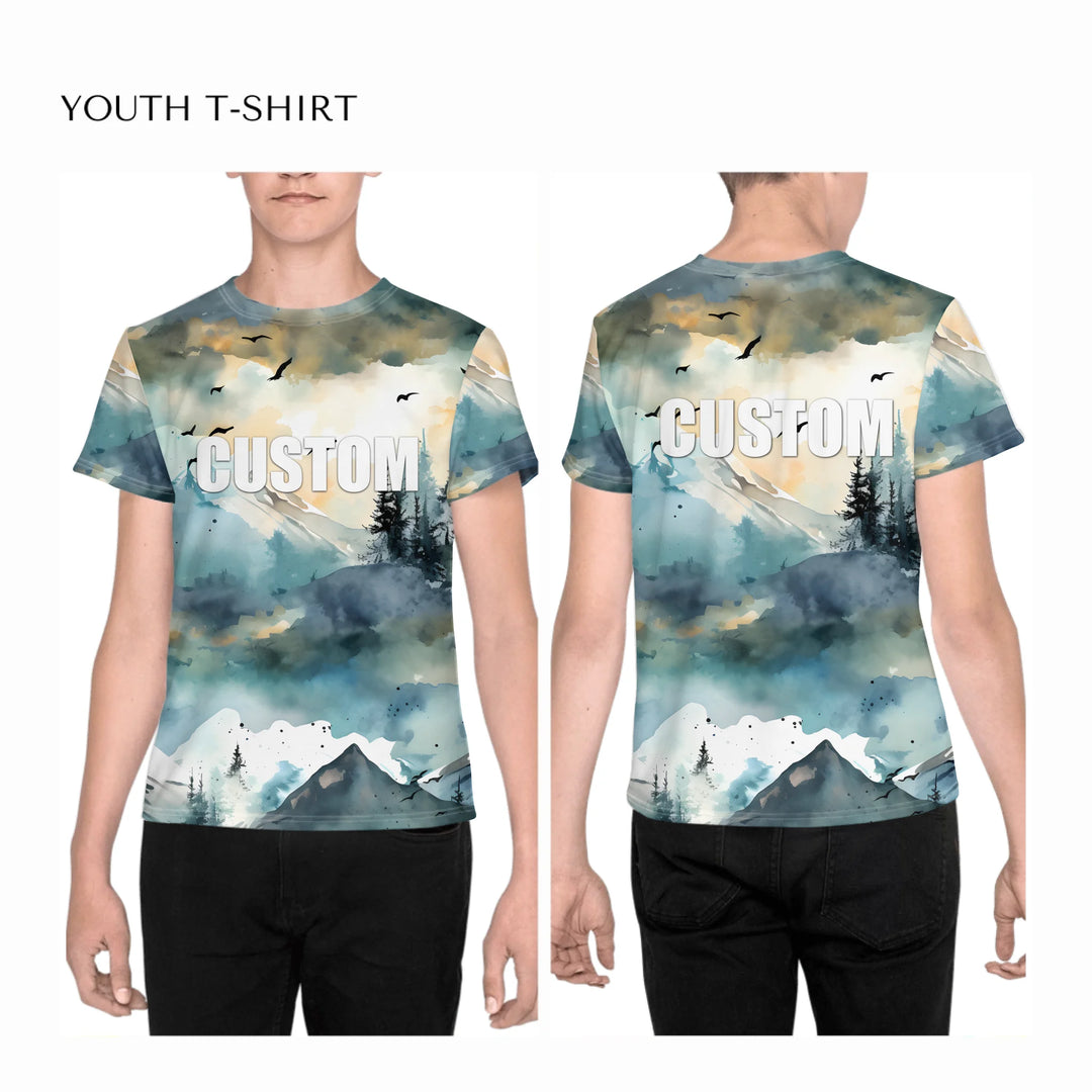 all-over-print-unisex-youth-crew-neck-t-shirt-on-boy-front-and-back-artfulane