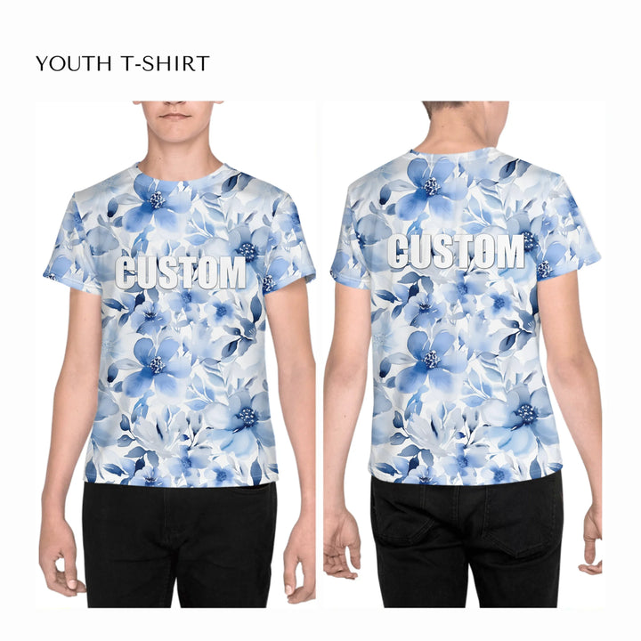 all-over-print-unisex-youth-crew-neck-t-shirt-on-boy-front-and-back-artfulane