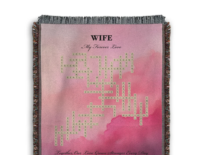 woven throw canva