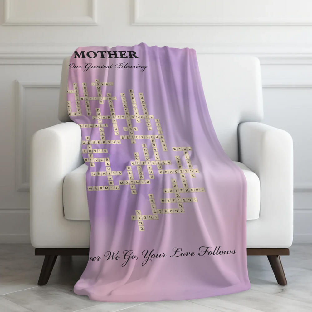 Velveteen Blanket On Couch