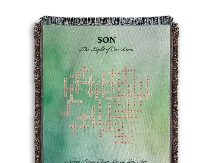 woven throw canva