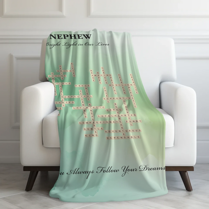 Velveteen Blanket On Couch