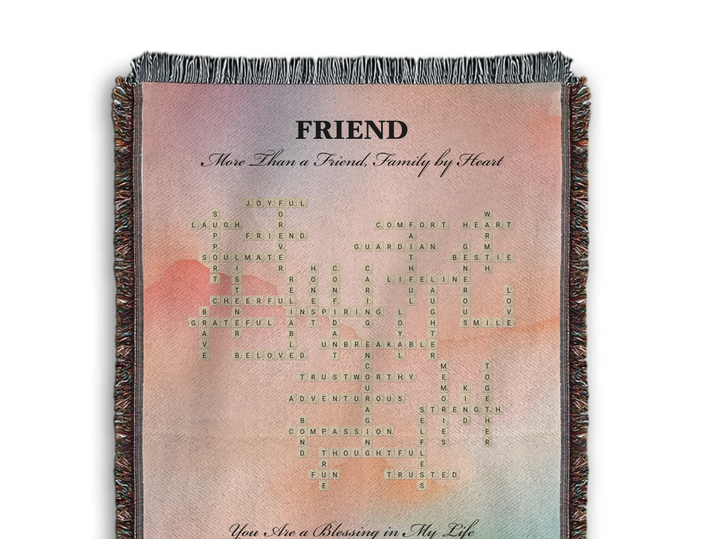 woven throw canva
