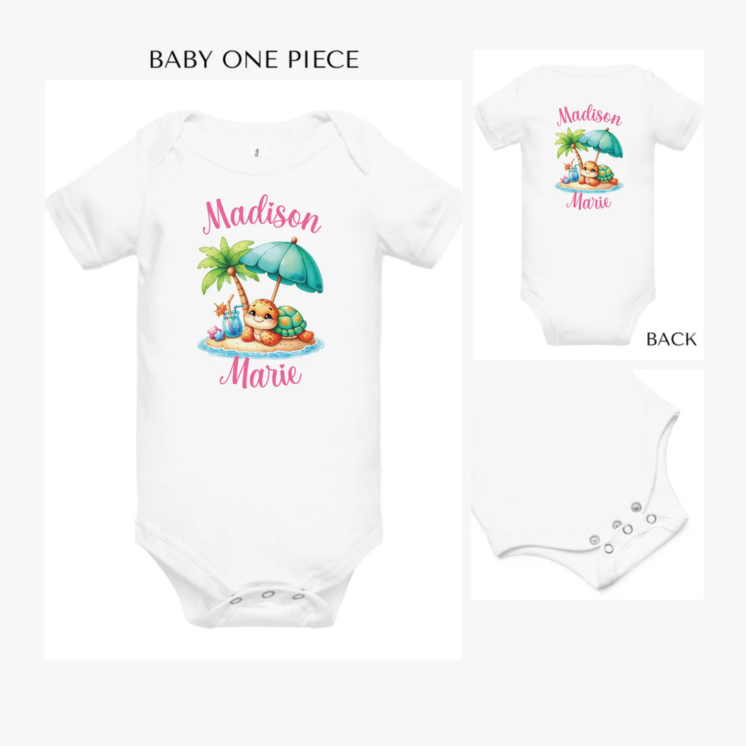 cute-summer-baby-turtles-custom-baby-onesie-artfulane