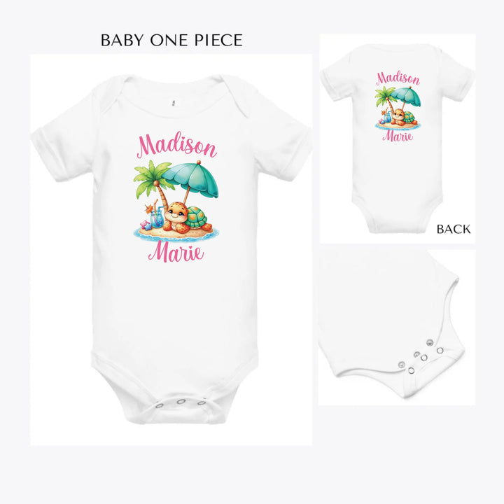 cute-summer-baby-turtles-custom-baby-onesie-artfulane