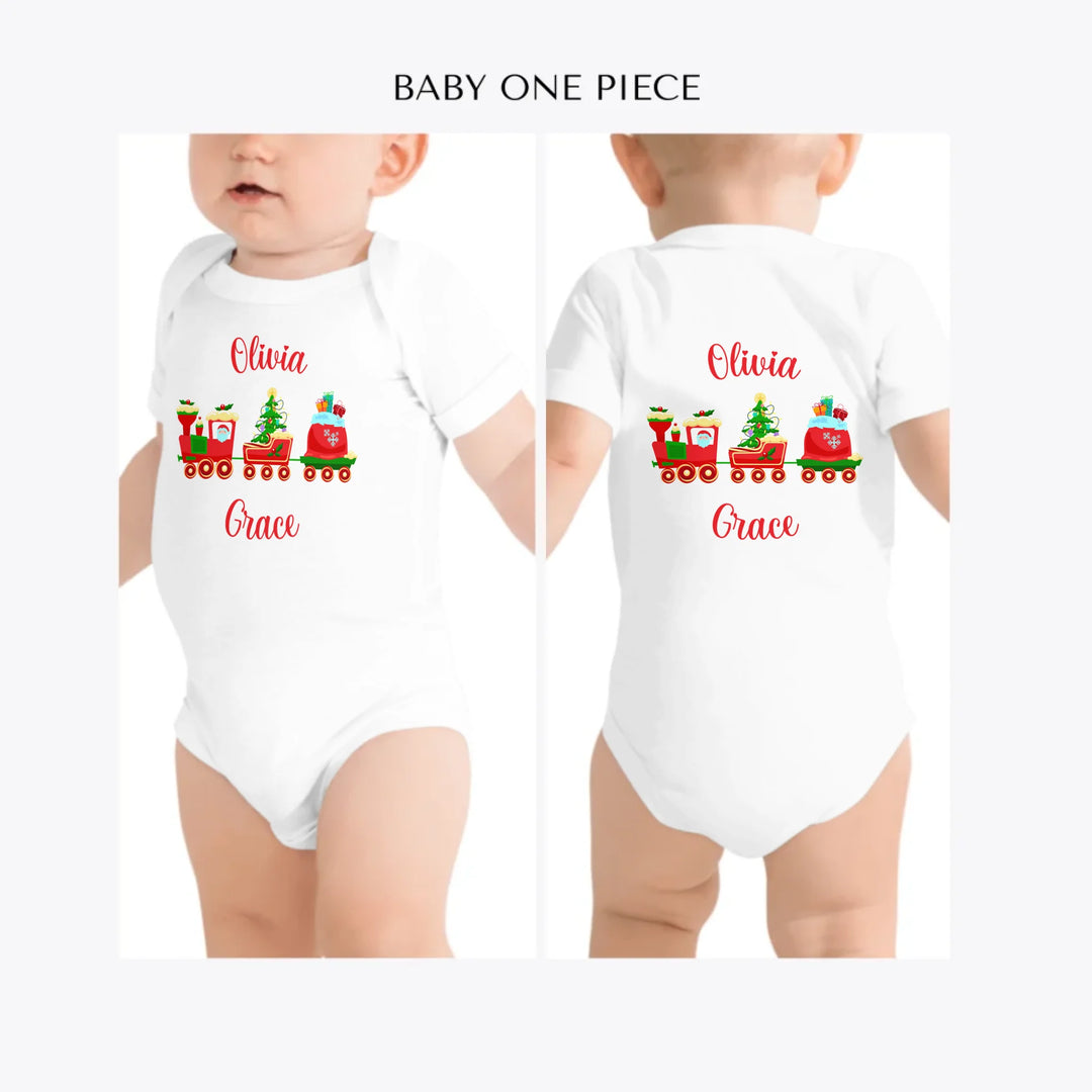 Christmas-Santa-Gingerbread-Train-custom-baby-one-piece-artfulane