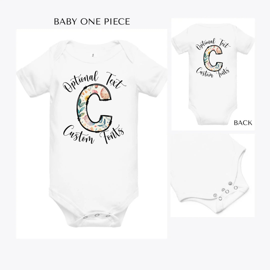 Easter-Doodle-Letter-Initial-custom-baby-onesie-artfulane