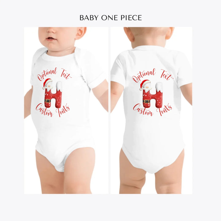 Christmas-Santa-Suit-Letter-Initial-custom-baby-one-piece-artfulane