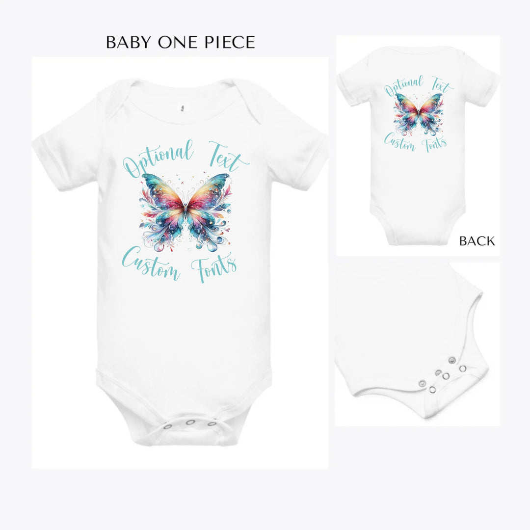 Beautiful-Butterflies-custom-baby-onesie-artfulane