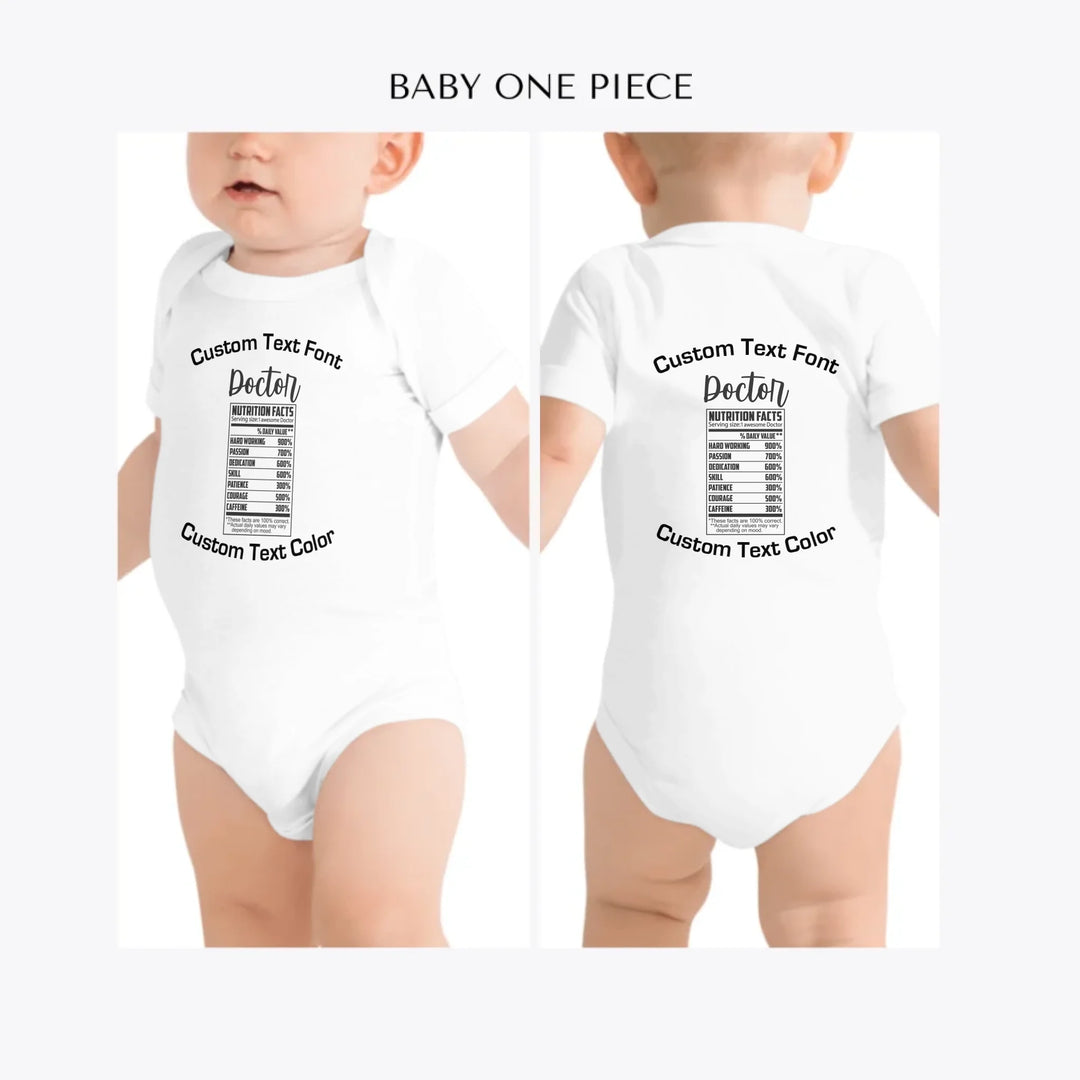 Professions-Nutrition-Facts-custom-baby-one-piece-artfulane