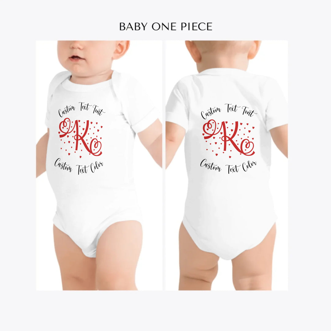 Heart-Initial-custom-baby-one-piece-artfulane