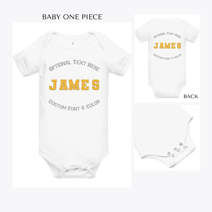 Faux-Chenille-Sport-Letters-Name-custom-baby-onesie-artfulane