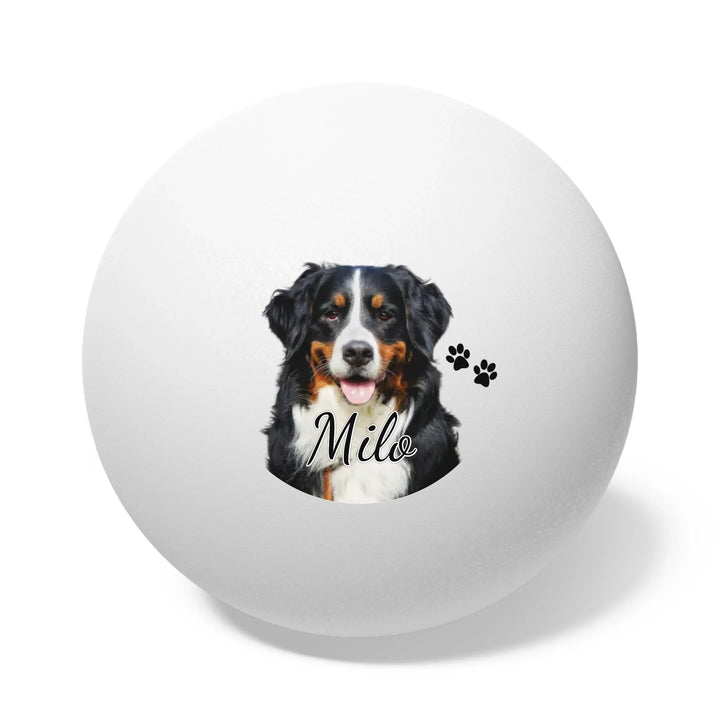 Custom personalized Photo Ping Pong Balls featuring uploaded photo, name, and matching design in any color — premium gift for sport lovers by ARTFULANE