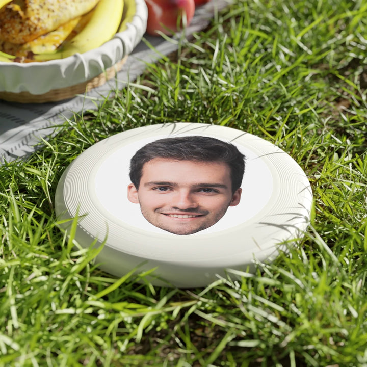 Custom personalized Photo face cutout Frisbee featuring uploaded photo, name, and matching design in any color — premium gift for sport lovers by ARTFULANE